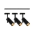 Zestaw szynowy 1F Jerome NO2510096003 - Nordlux